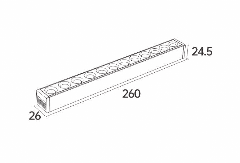 Ultra Thin Grille Linear - View 2