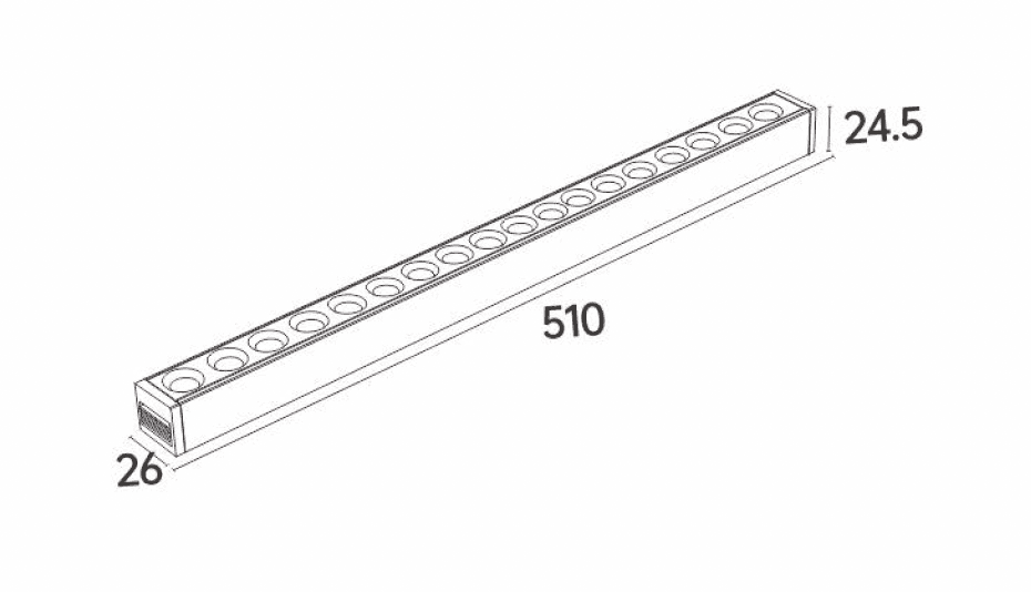 Ultra Thin Grille Linear - View 2