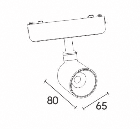 Ultra Thin Adjustable Bell Spotlight - View 2