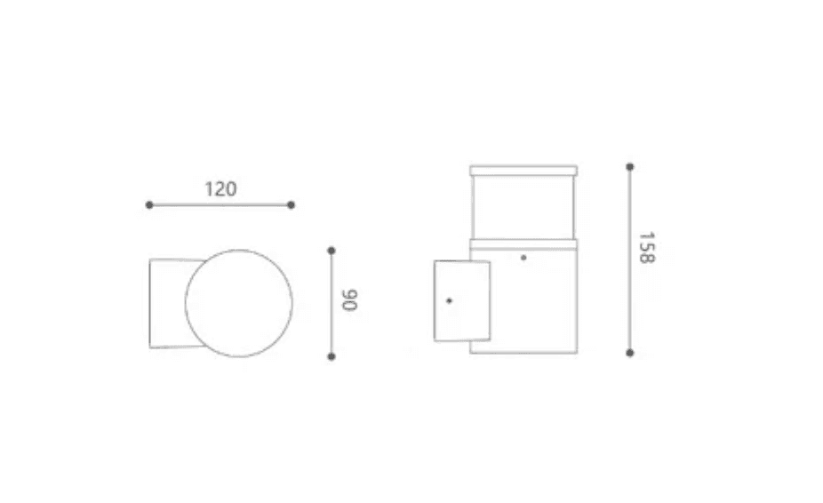 Terran Wall Light - View 2