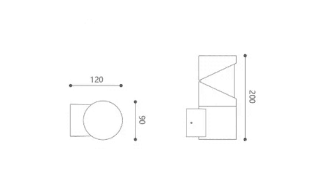Stratos Wall Light - View 2