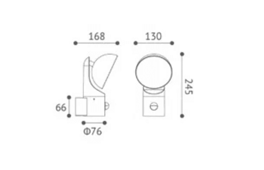 Corona Wall Light - View 2