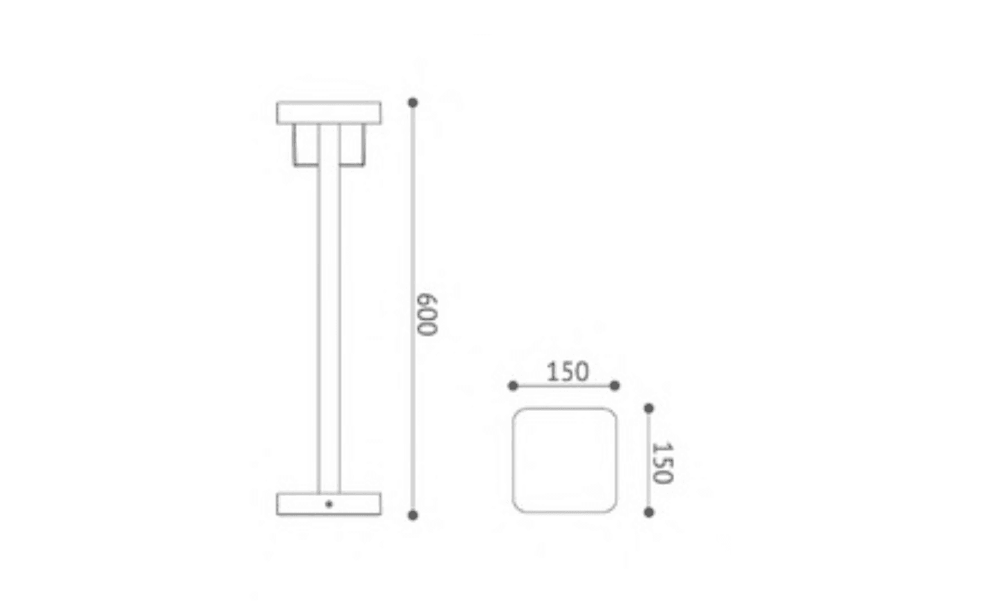 Axis Bollard - View 2