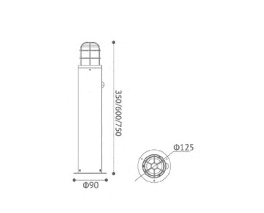 Sentry Bollard - View 2