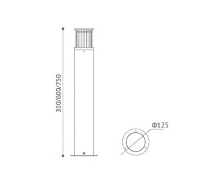 Warp Bollard - View 2