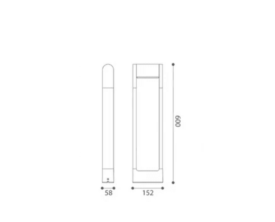 Prism Bollard - View 2