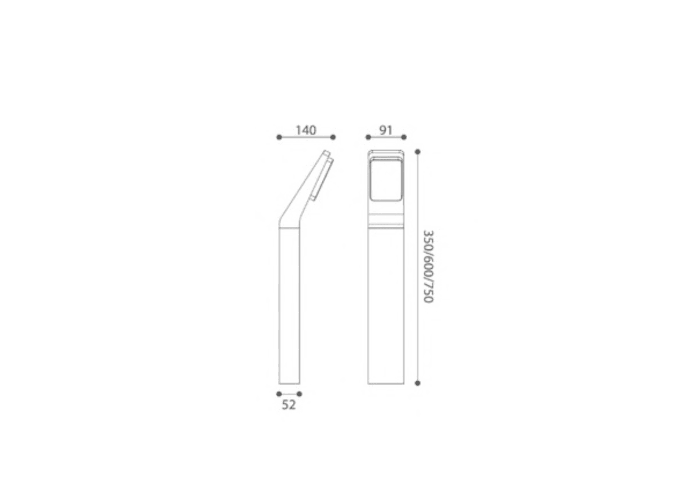 Mizar Bollard - View 2
