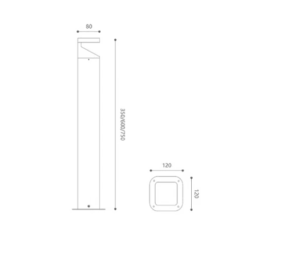 Ozone Bollard - View 2