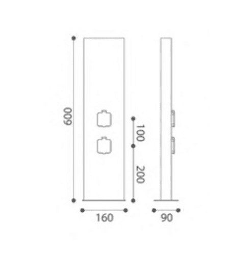 Nexus Bollard - View 3