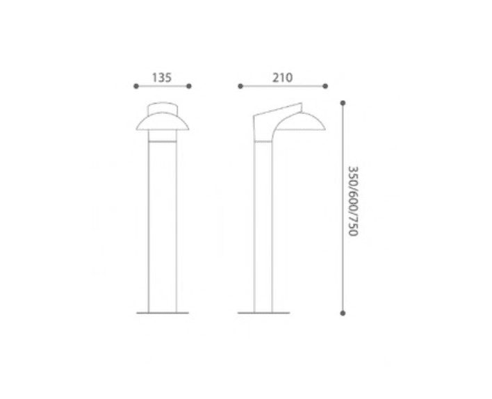 Dominus Bollard - View 2